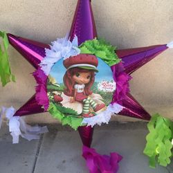 Strawberry Shortcake Tambor Star Pinata
