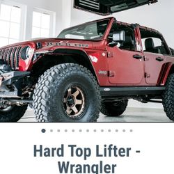 Wrangler Hard Top Lifter Support
