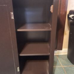 Three Shelf Wooden Cabinet