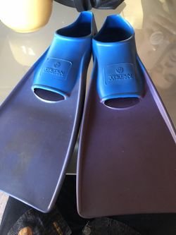 Tritan Swim Tech Fins, size 3-5
