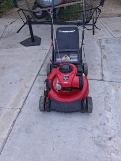 Troy built lawnmower works good $80