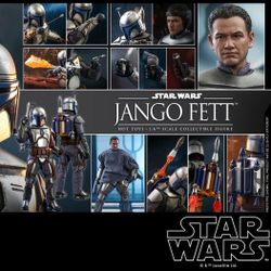 Hot Toys MMS589 Jango Fett Star Wars Attack of the Clones 1/6 Figure