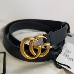 Gucci Skinny GG 0.8" Belt 