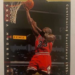 Michael Jordan Cut Above Basketball Card!
