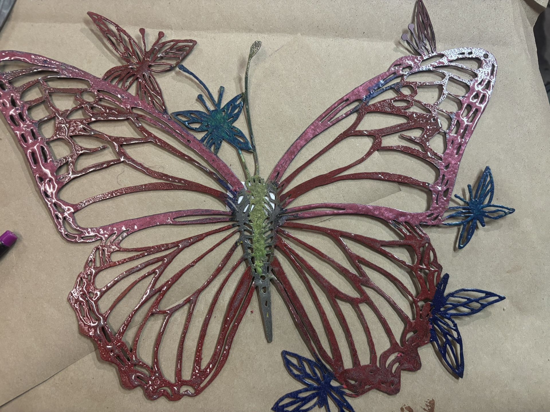 Metal Butterfly Wall Decor