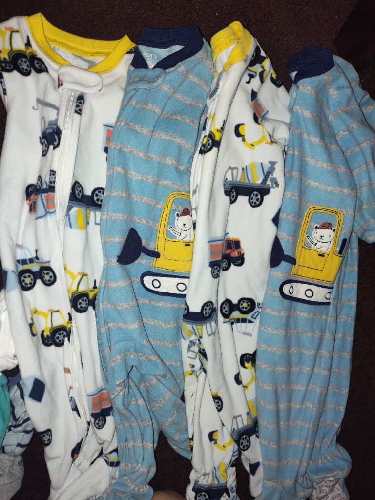 Twin Pajamas Size 6 Months Warm Cozy Winter Twin Boys Hemelos 6 Meses