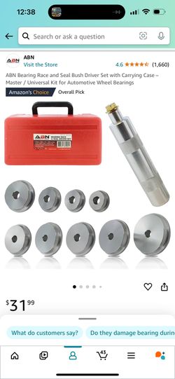 Bearing Race And Seal Driver Set
