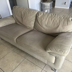 Leatherette Sofa