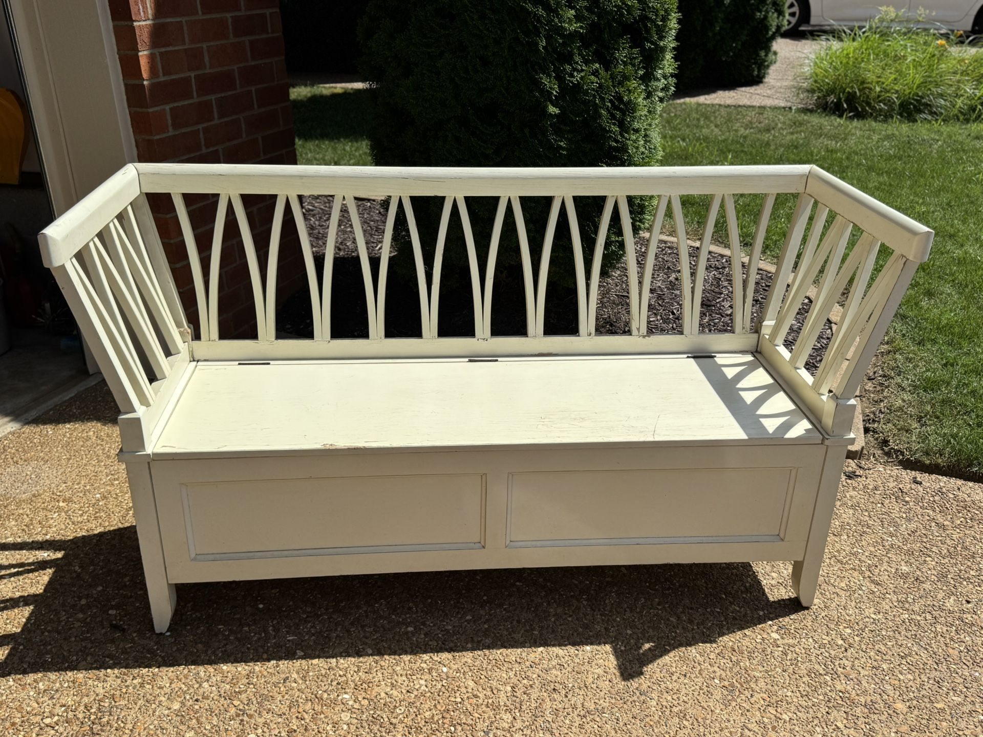 Ballard Designs Rustic Farmhouse Storage Bench