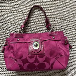 Pink Coach Bag 