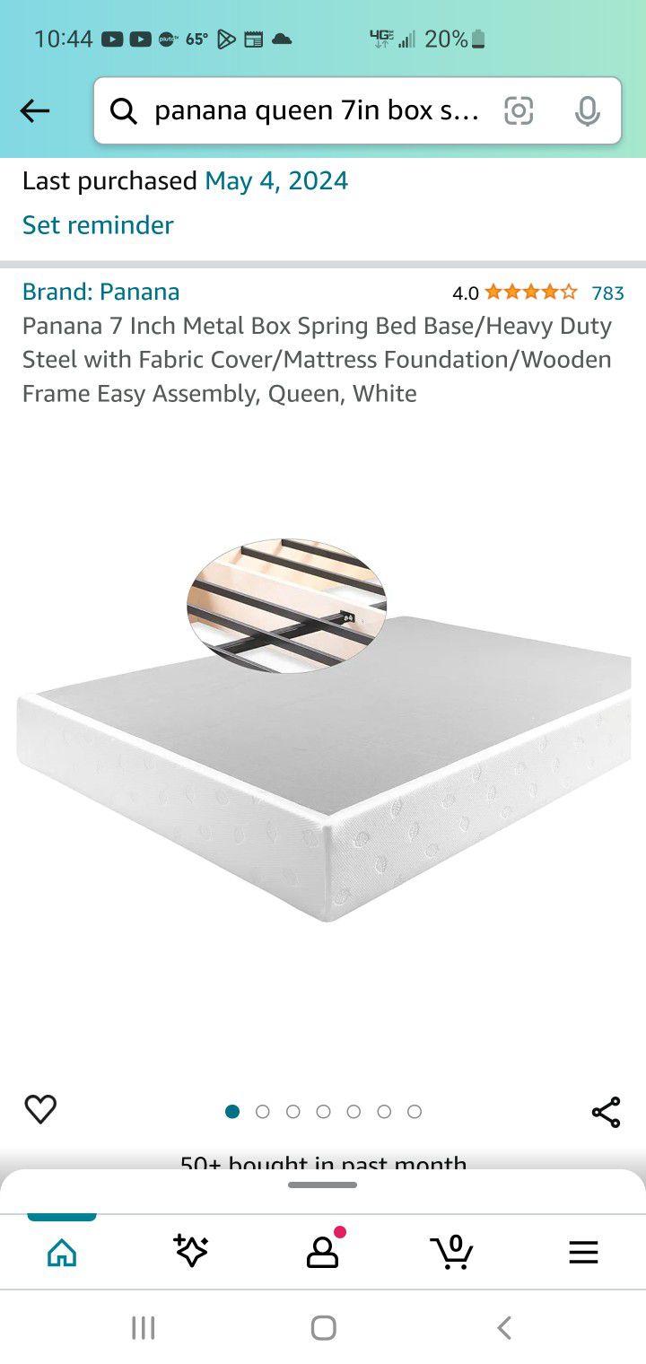 BRAN NEW 8IN Queen Size BOX SPRING