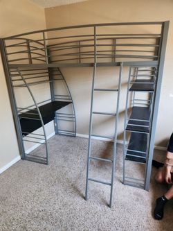 Loft bed with study area