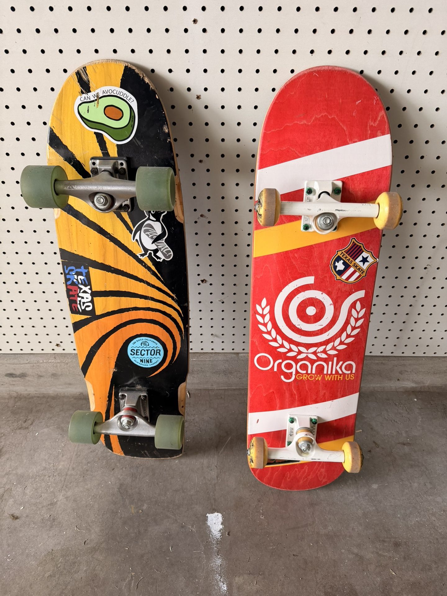Skateboard + Cruise board