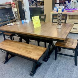 6pc Dinning Table Set $999