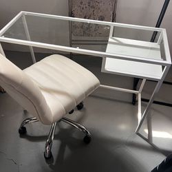 IKEA desk and Office Chair 