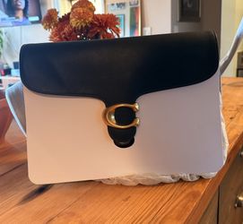 Coach Chain Tabby Shoulder Bag 35, Black, New with Tags