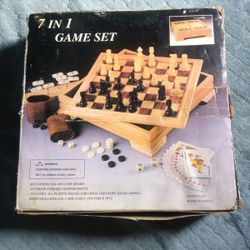 7in1 chess game set