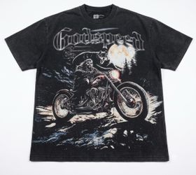 Godspeed Motorcycle Oversized Fit XL Graphic Tee New