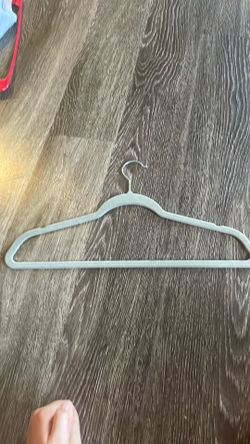 Felt hanger with silver hanger