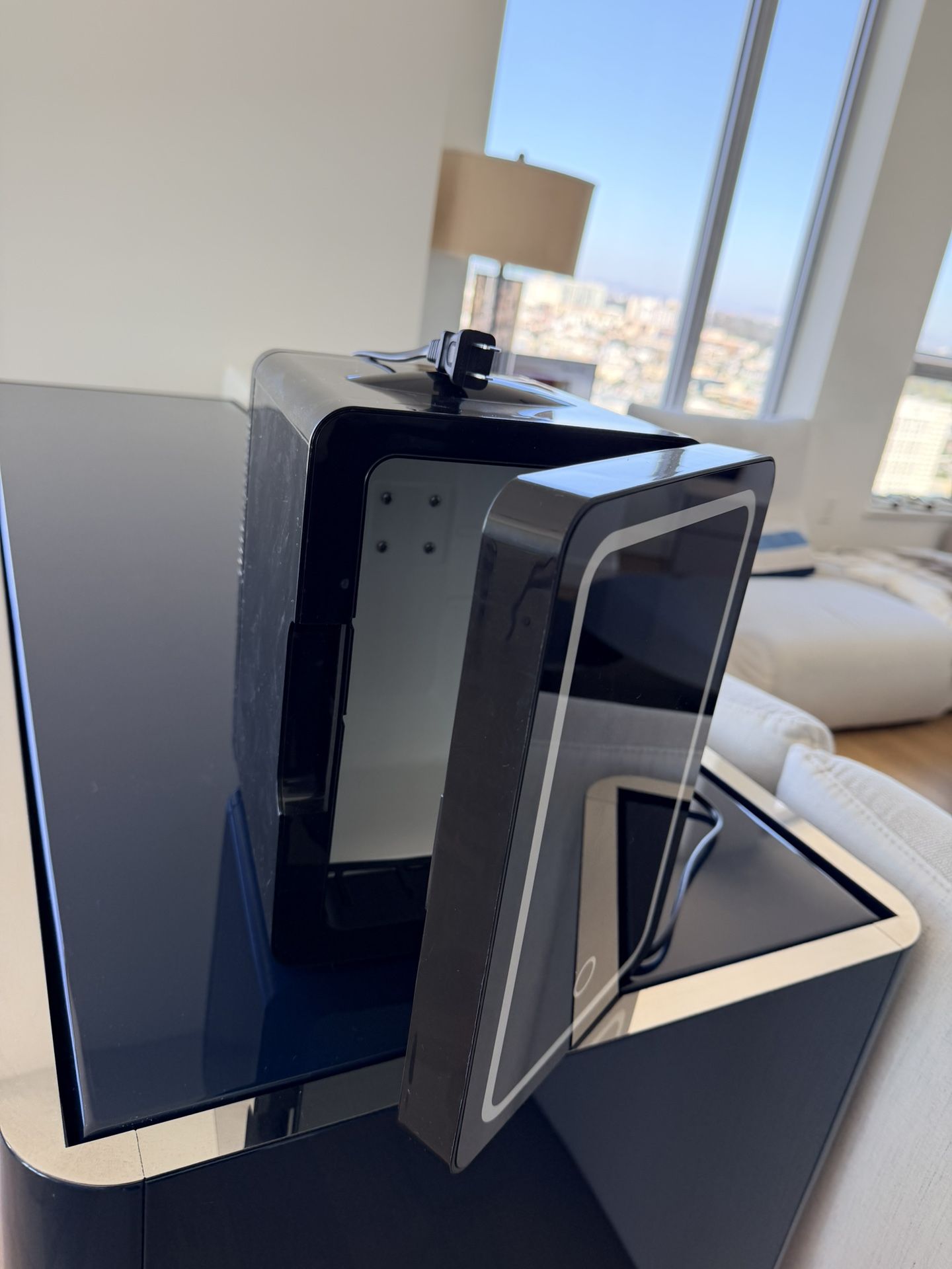 Mini Fridge – Compact Personal Cooler for Bedroom, Office, or Skincare Storage