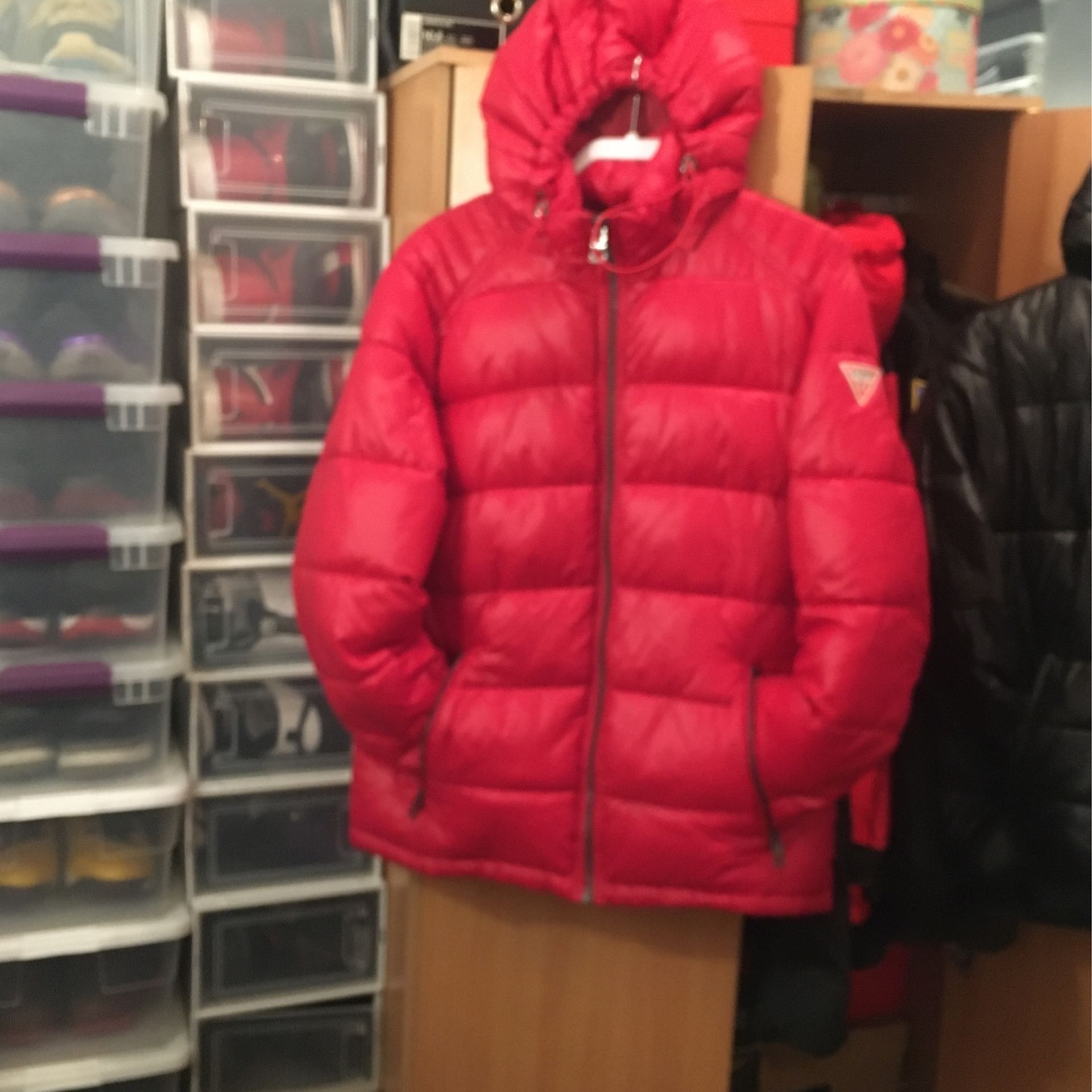 Guess Bubble Coat Sz Large