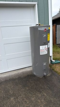 Hot water tank scrap metal