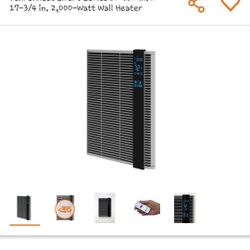 Wall heater Smart Series No low offers please