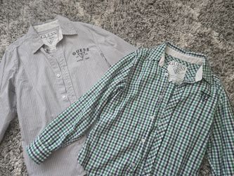 Boys Guess long sleeve shirts size 12/14