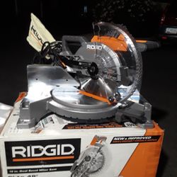 Ridgid 10 Inch Dual Bevel Miter Saw