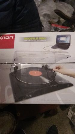 Ion profile pro usb turntable with input $20