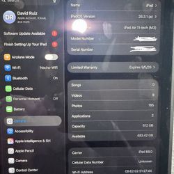 Apple iPad Air 11-inch (M3) 512 GB WiFi-Cellular