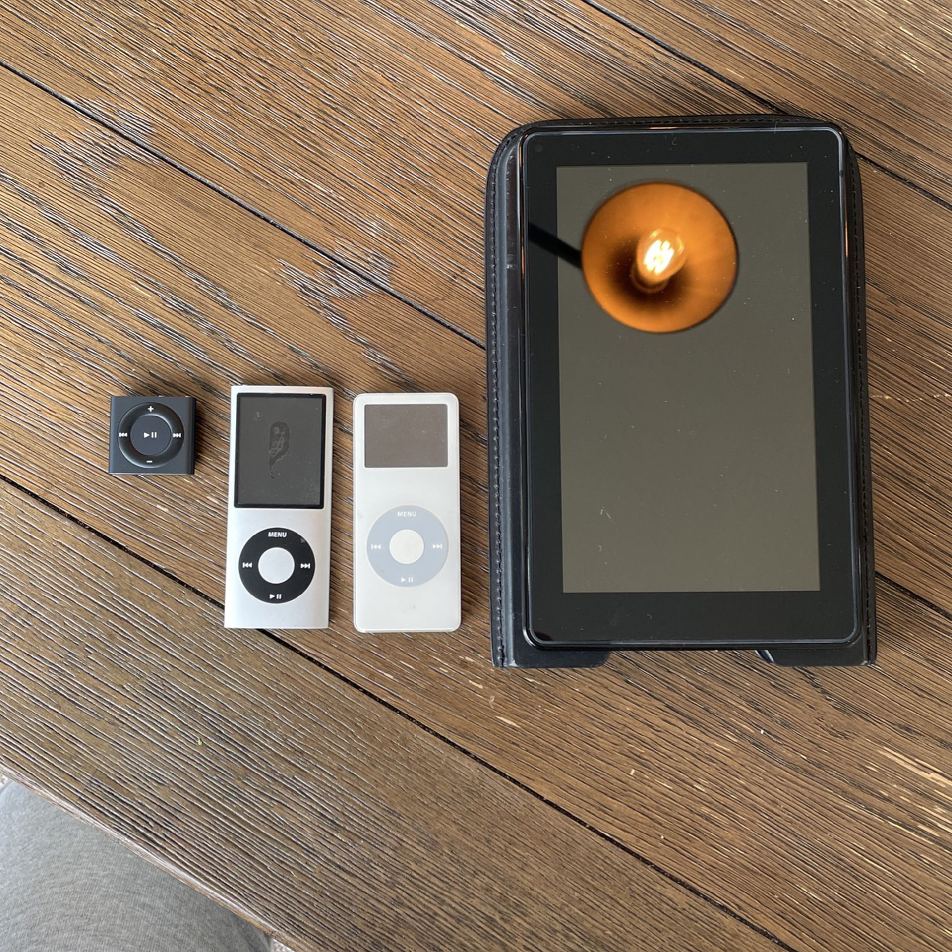 iPods and Kindle Fire