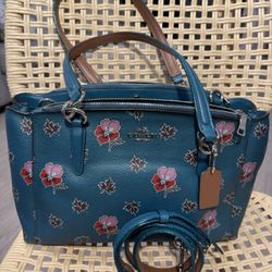 Coach Mini Floral Christie Carryall 
