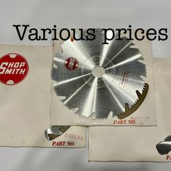 Shopsmith Saw Blade (various) New