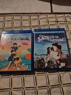 Anime lot / anime Blu ray lot Lu over the wall , satellite girl and milk cow low price good condition