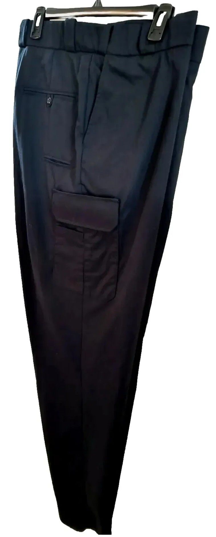 Elbeco Tek3 Response Pants Black Stretch Waist Flat Front Men's Adult Size 54R