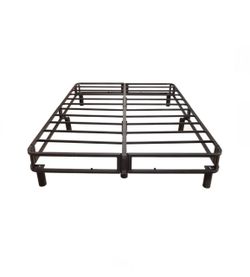 EnForce 7" Metal Bed Foundation with Headboard Bracket and Legs Box Spring