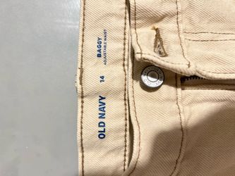 old navy baggy double knee