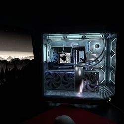 RTX 5090 Gaming PC White Build + 4K 240Hz ASUS OLED