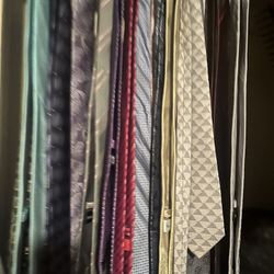 Silk Ties $20 each , Suits 42-44R-L, Dress Shoes 9.5-10