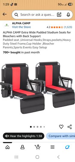 Stadium seats & cushions