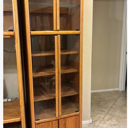 Oak Glass Cabinet #2