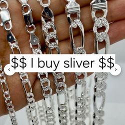 Only REAL silver ONLY !! cash in hand
