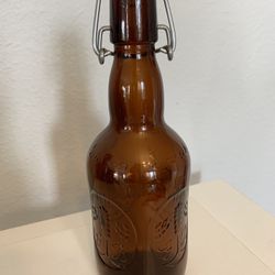 Vintage Grolsch Amber Bottle 