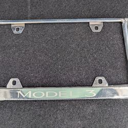 New Genuine OEM Tesla Model 3 License Plate Frame
