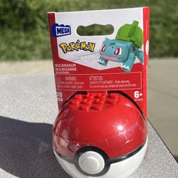MEGA Pokémon Bulbasaur Building Toy Kits with Action Figure (30 Pieces) for Kids