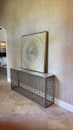 Picture plus hallway table set