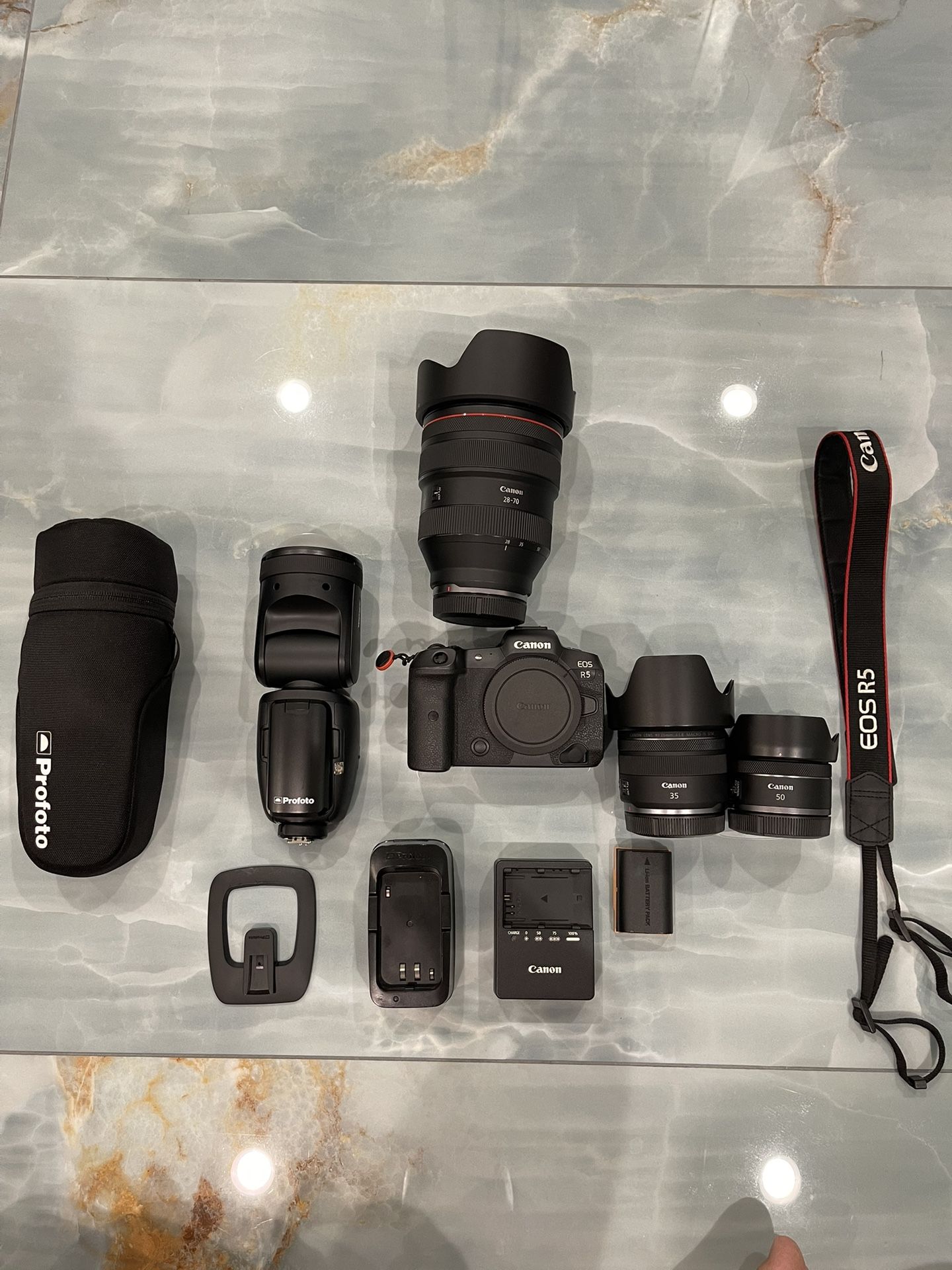 Canon R5 With RF 28-70mm F2