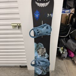 Burton Process Snowboard With Step Ons 