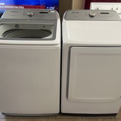 Washer and gas dryer Samsung set 